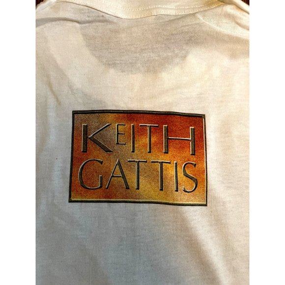 Vtg Fruit of the Loom Keith Gattis XL T-Shirt Single Stitch NWOT - Picture 9 of 9